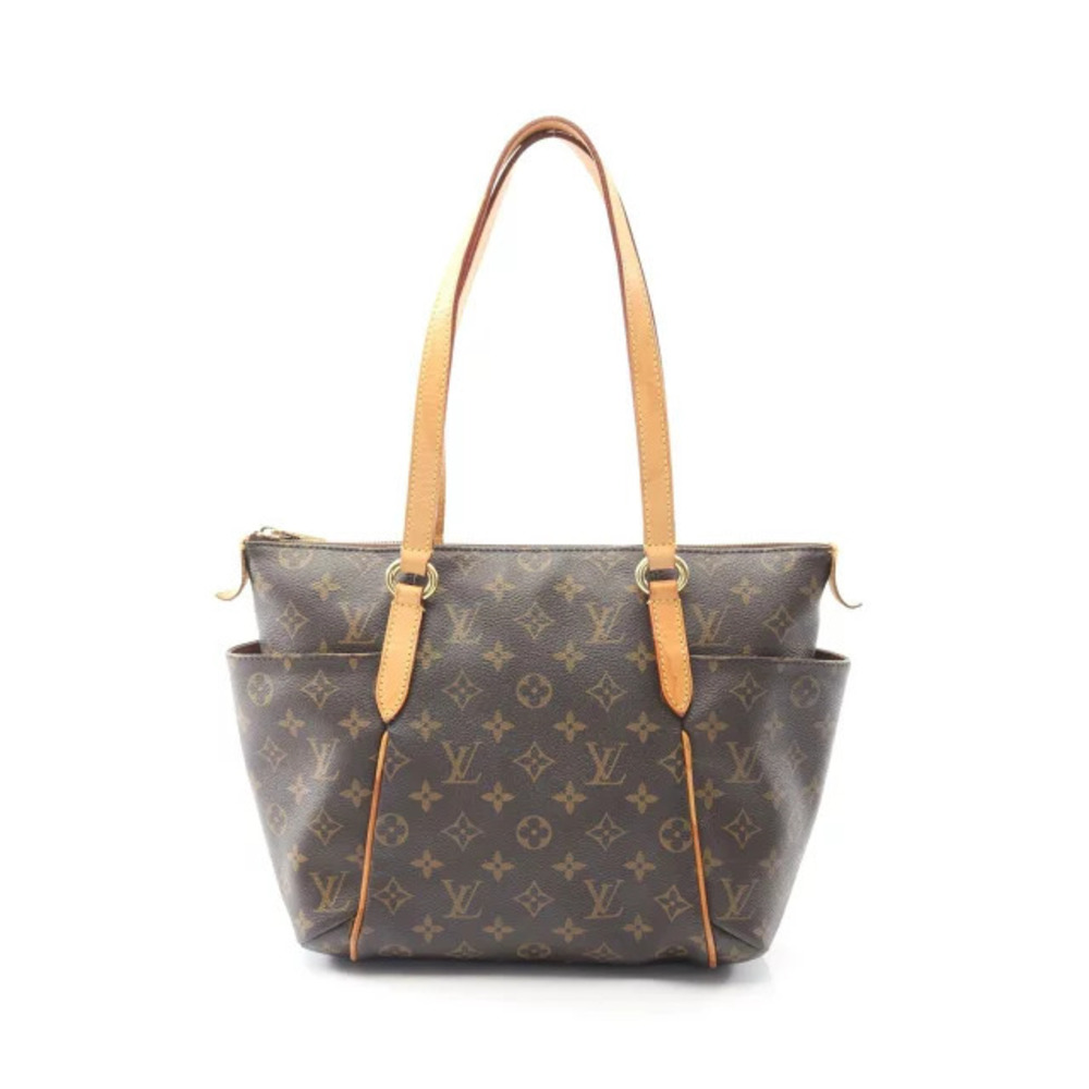 Louis Vuitton Totally Tote Bag Canvas Leather Monogram Brown